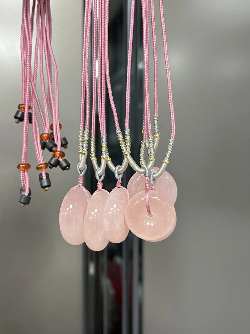 西柚粉粉晶吊坠【多样性发其一】默认微瑕