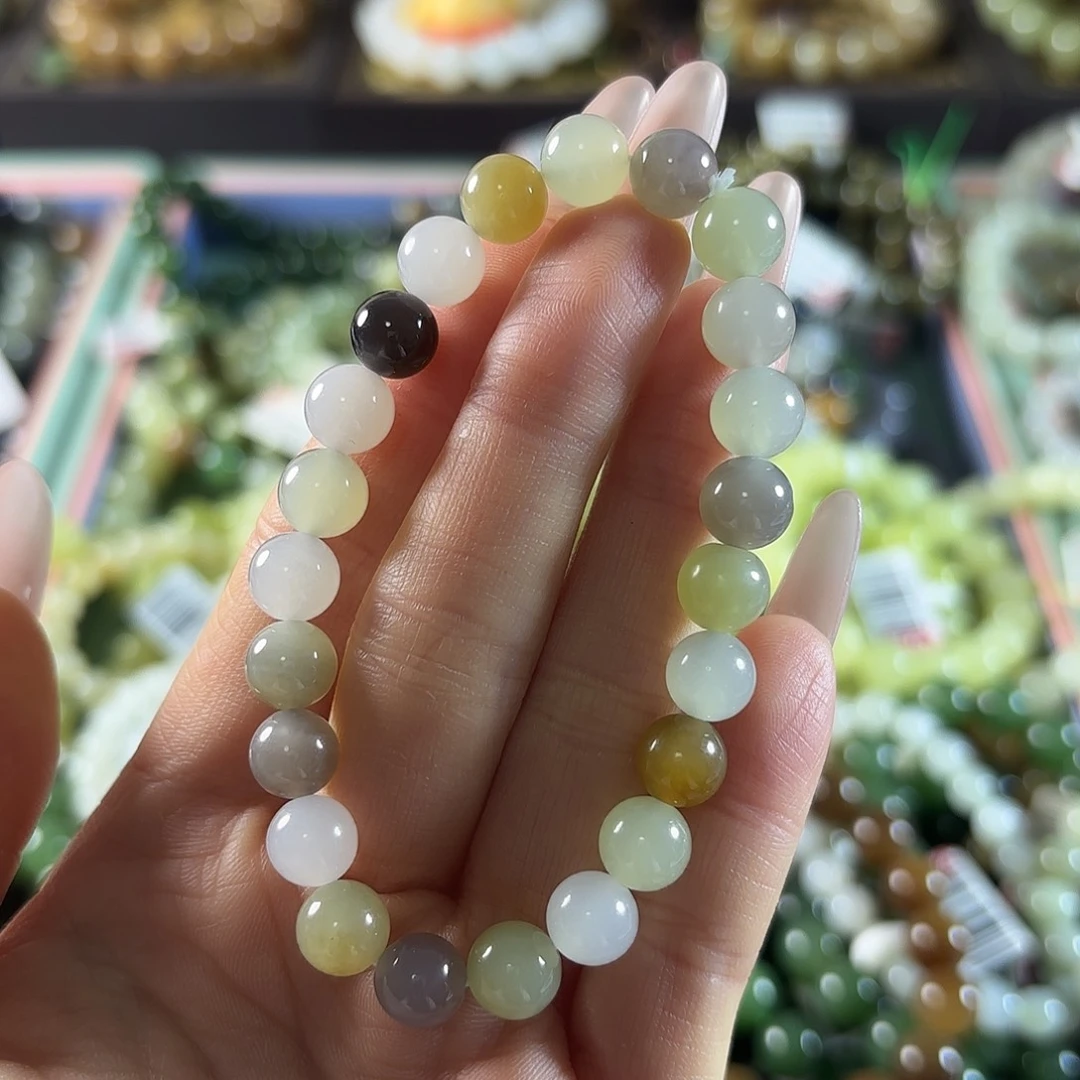 和田玉未镶嵌手链186