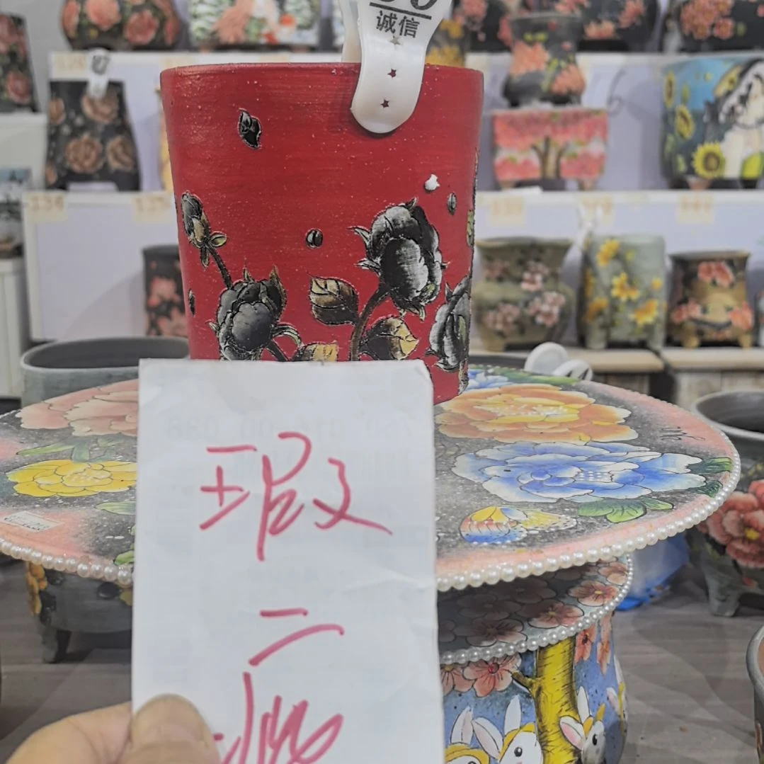 花盆红泥瑕疵处理