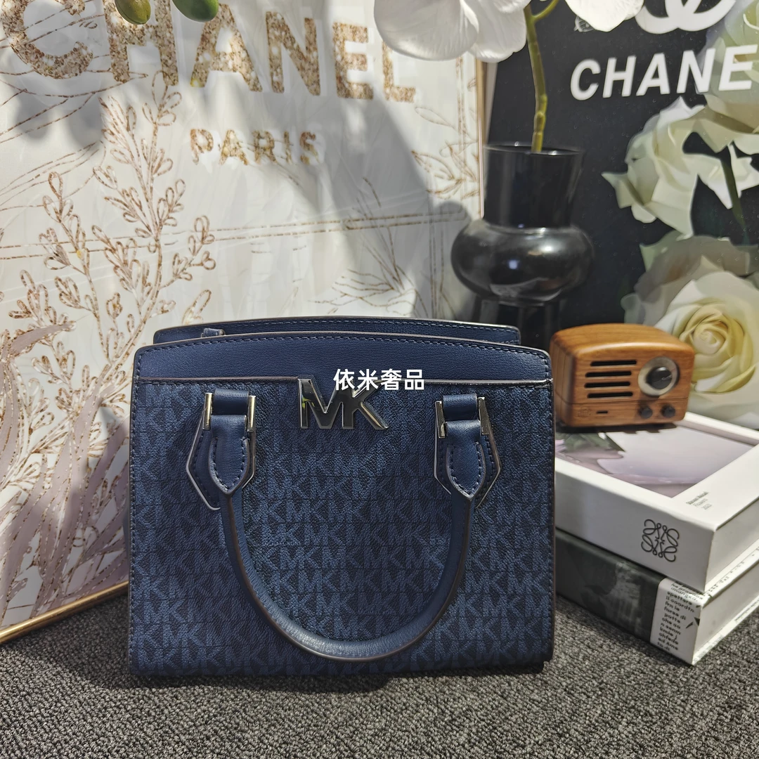 95新 MICHAEL KORS/迈克高仕 MK老花手提包G25101777尺寸23*20
