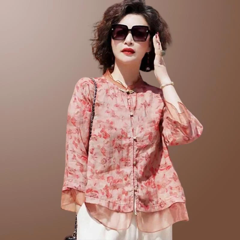 百搭小众高级感休闲风2025年夏季新款时尚衬衫裤子两件套ins潮女