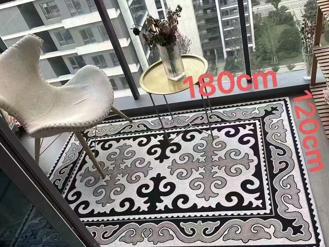 民族风网红地毯茶几垫床边毯隔热防滑家居装饰