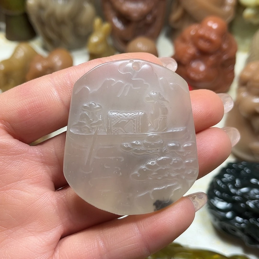 白玉菩提吊坠白玉菩提吊坠