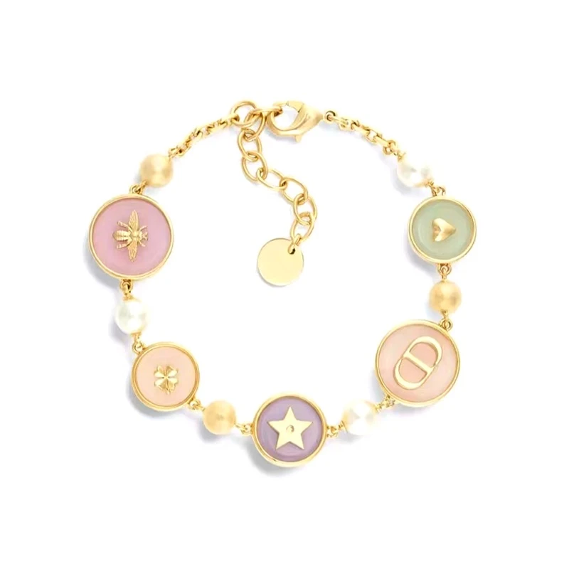 合成金属珐琅手链 多巴胺珠珠蜜蜂手链 ZF-C270