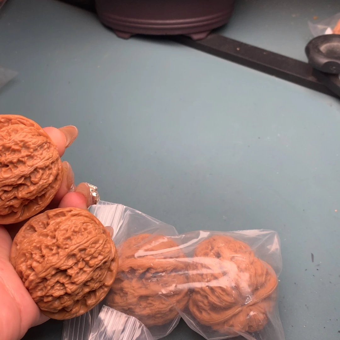 文玩核桃把件将军4647