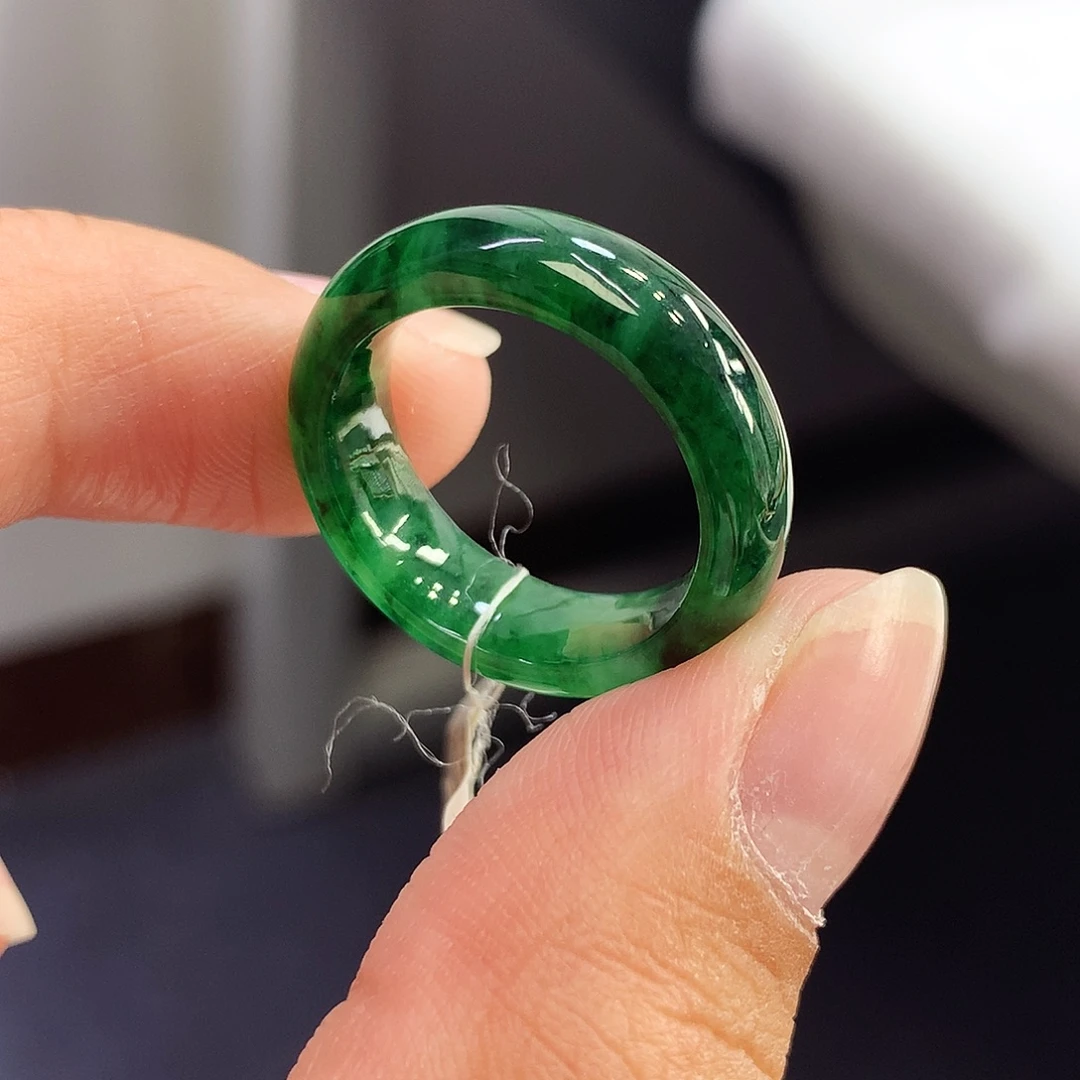 翡翠未镶嵌戒指11号