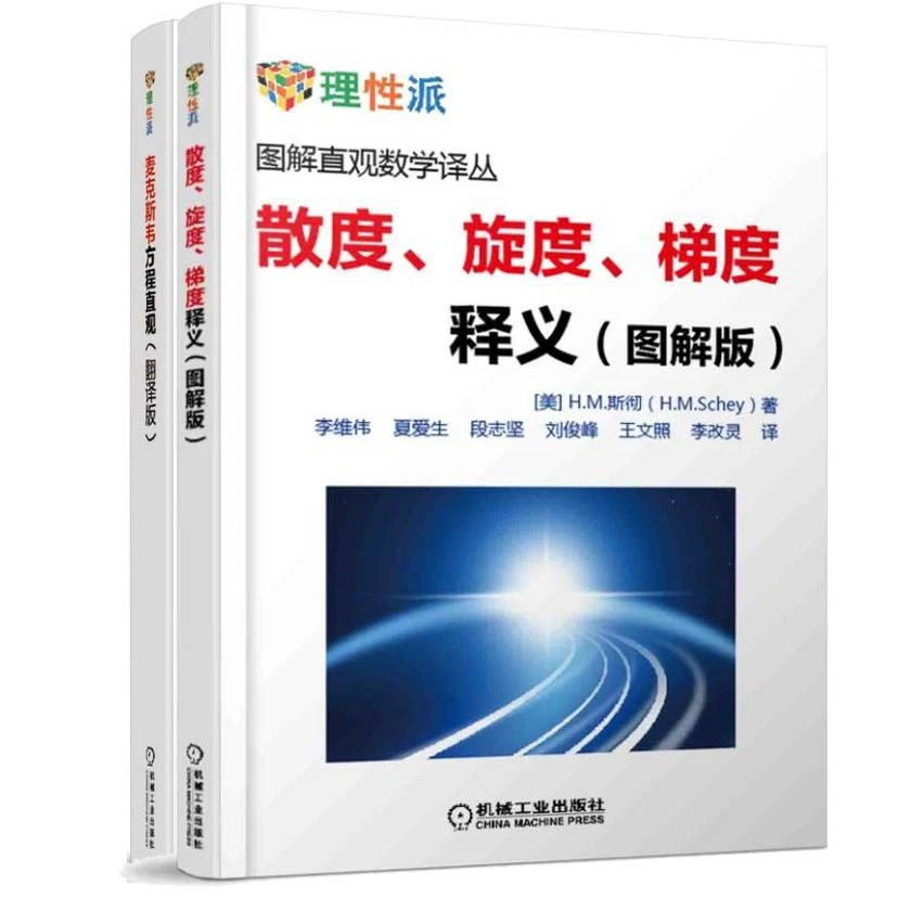 散度、旋度、梯度释义（图解版） + 麦克斯韦方程直观 2本套