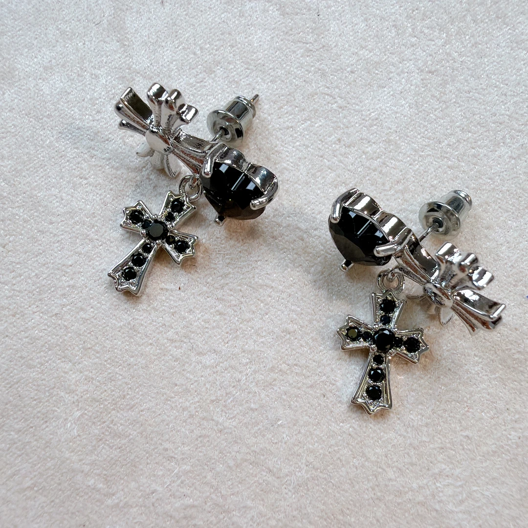 铜合金锆石耳饰 【AG•饰品】耳环AG00903