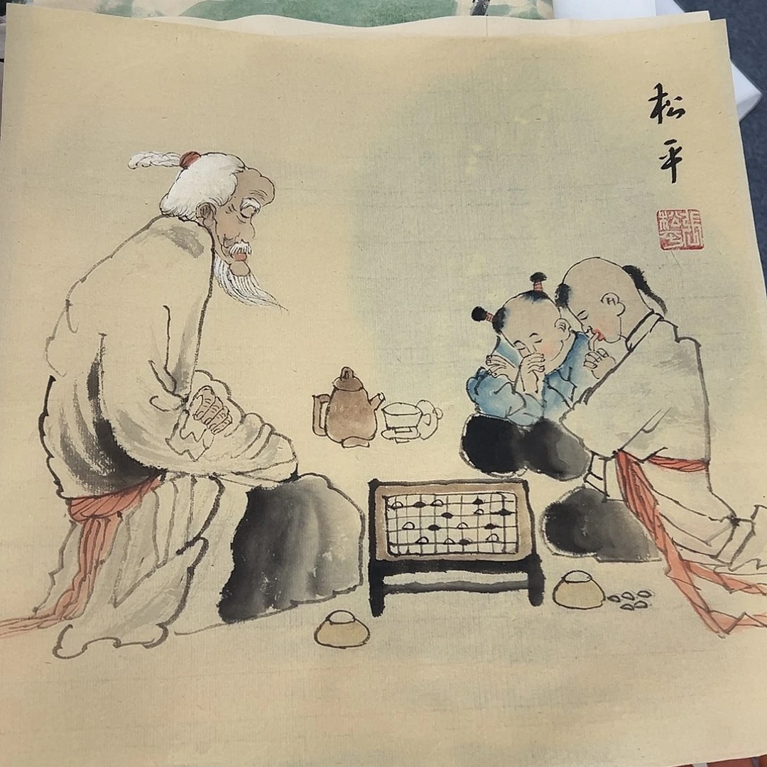 国画纯手绘作品图