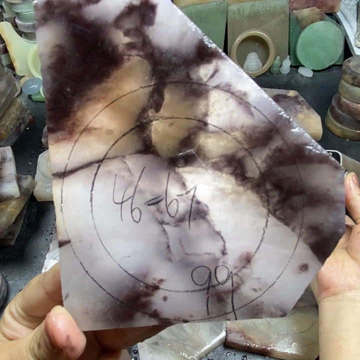 未镶嵌手镯石英质玉定制手镯