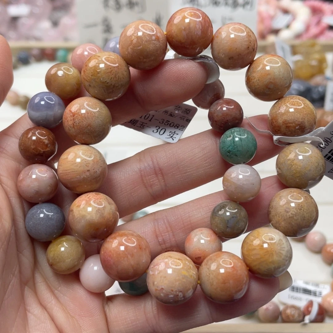 未镶嵌手链硅化玉余*833