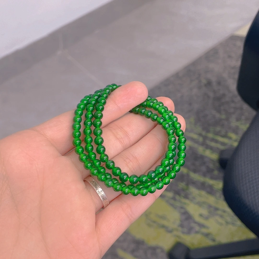 翡翠未镶嵌项链卡5