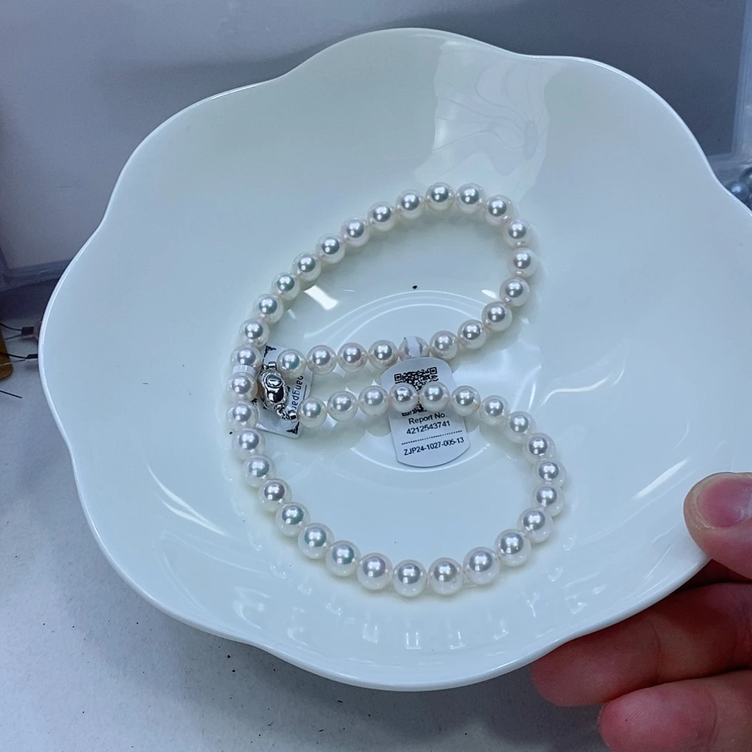 海水珍珠颈饰银S925镶嵌