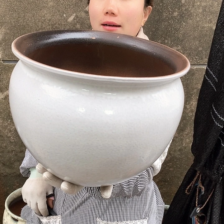 紫砂花盆正品口30高24