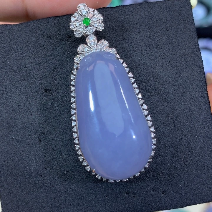 18K金镶嵌手链翡翠翡翠