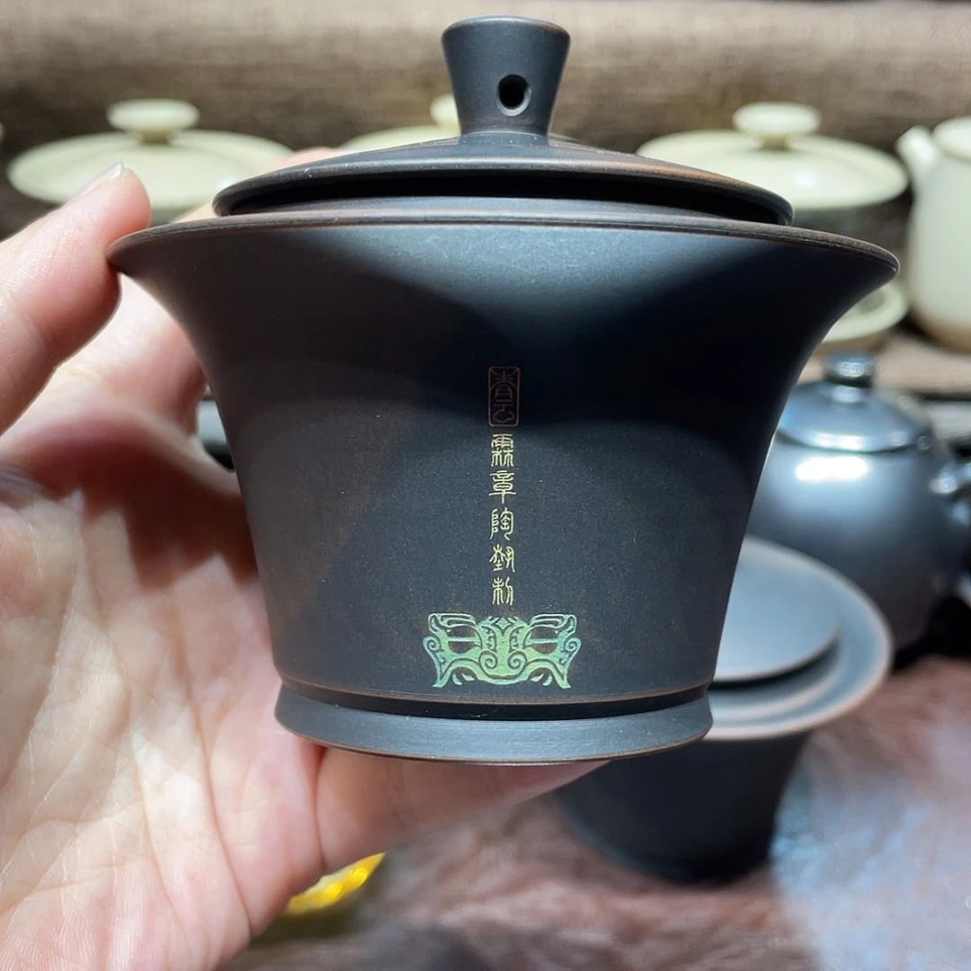 泥塑半手工手抓壶170毫升