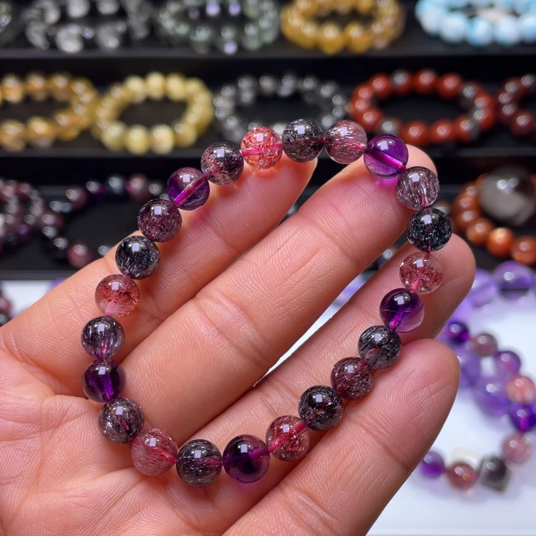 水晶手链未镶嵌超七8m