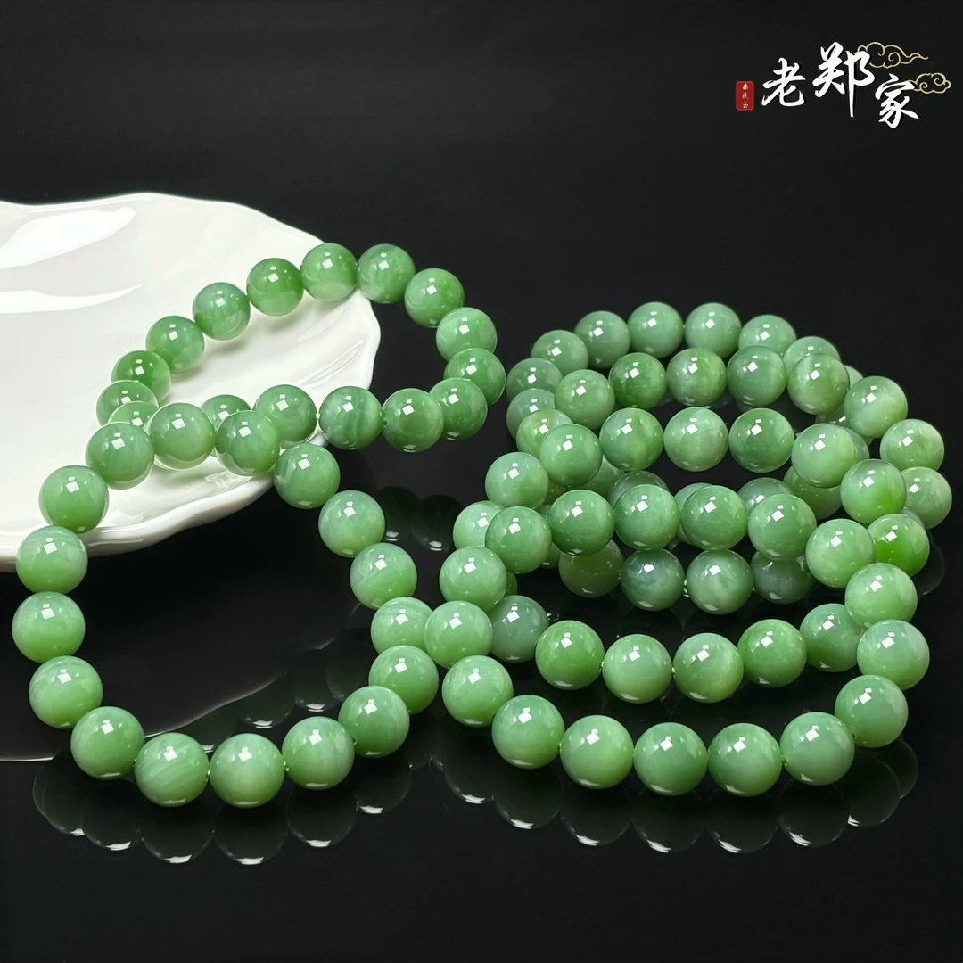 【老郑家】和田玉手串 多样性发1件 约12mm