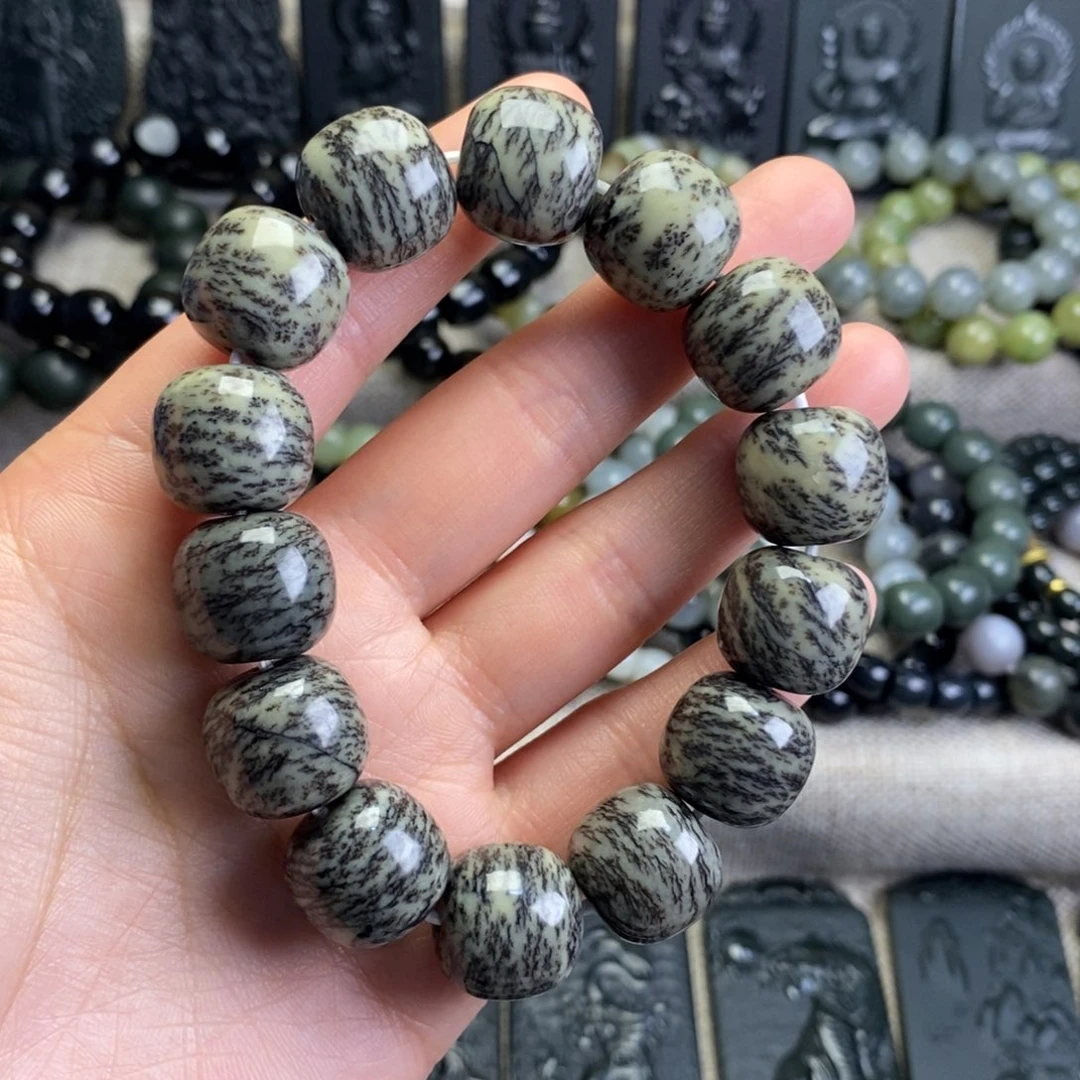 和田玉未镶嵌手串