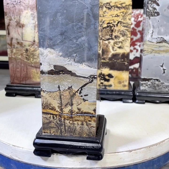 【闪购商品】石材f****林广西天然国画石