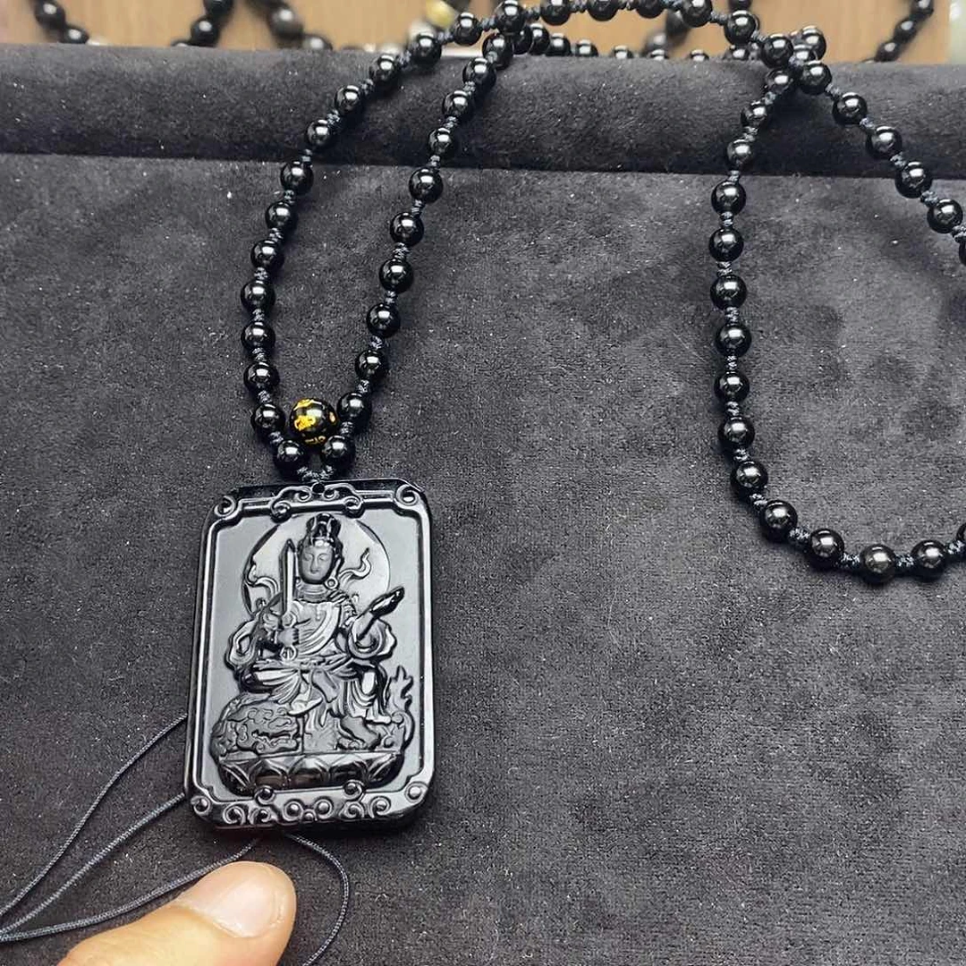 黑曜岩未镶嵌手链a*倩