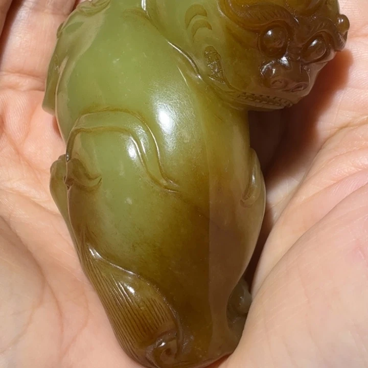 和田玉未镶嵌挂件喻*牙