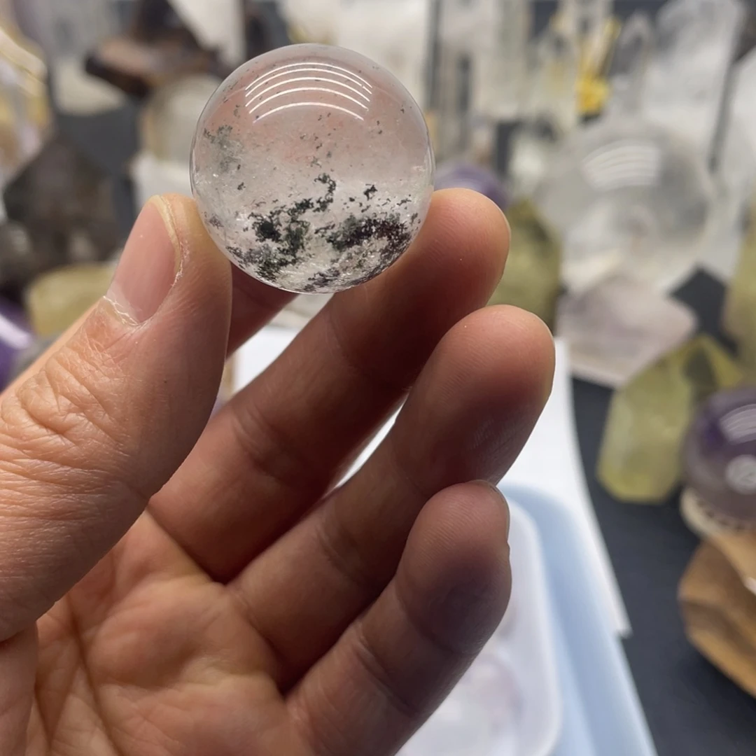 水晶37未镶嵌幽灵球