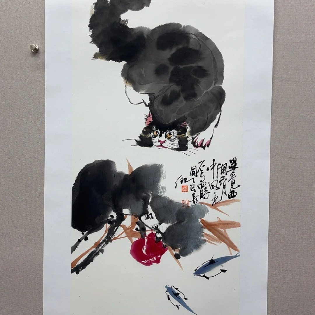 国画艺术家真人手绘