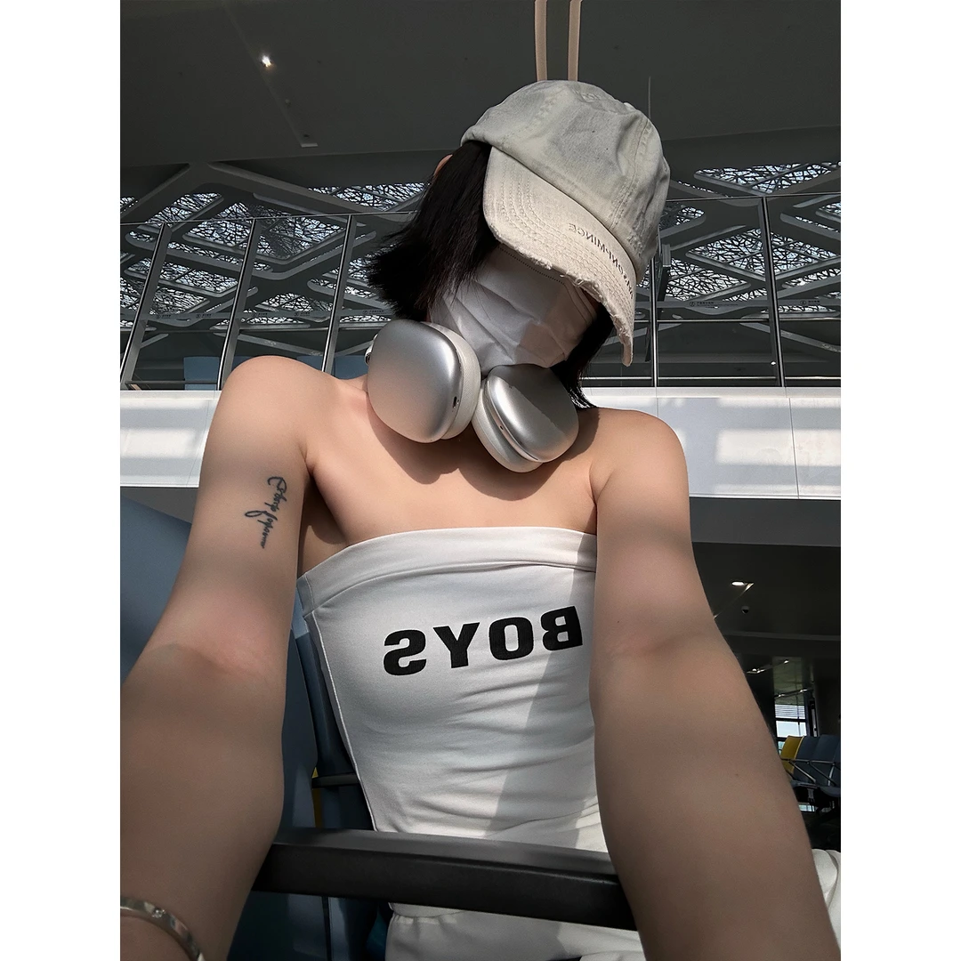 嘉仪【热辣西岸】弧形下摆抹胸