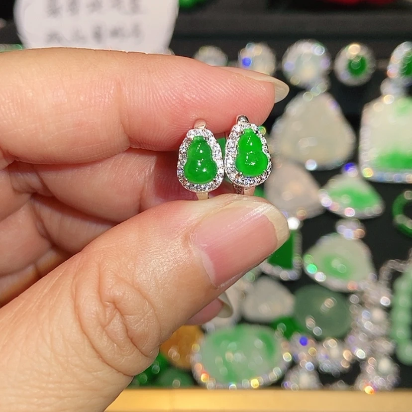 【闪购商品】未镶嵌翡翠耳饰天然翡翠