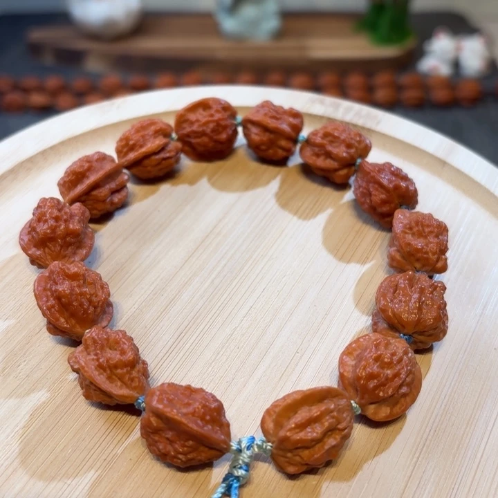 文玩核桃手串小金蟾