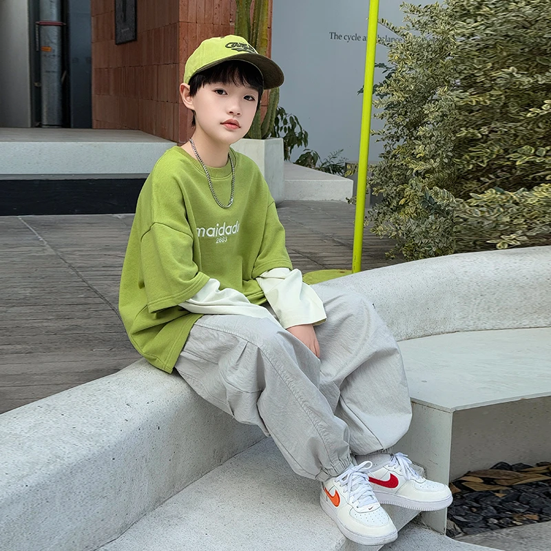 童装男童春装卫衣2025新款衣服中大童春秋款儿童上衣春季休闲男孩