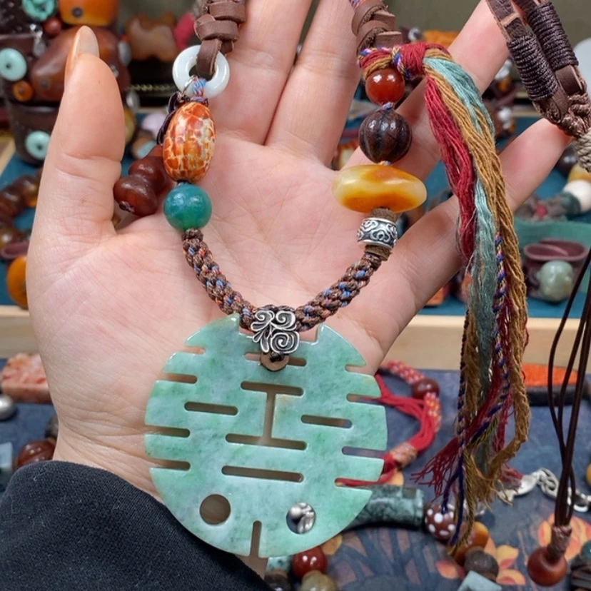 【闪购商品】翡翠颈饰未镶嵌项链