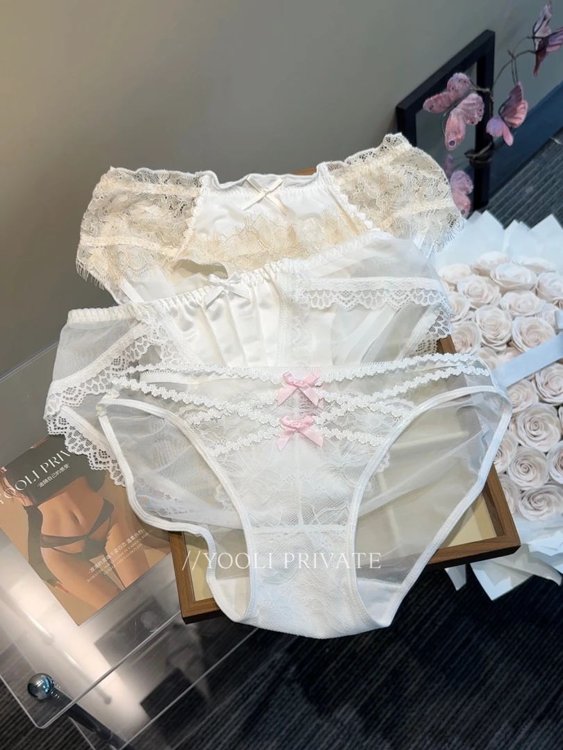 “清甜娇软” 纯欲风性感蕾丝内裤