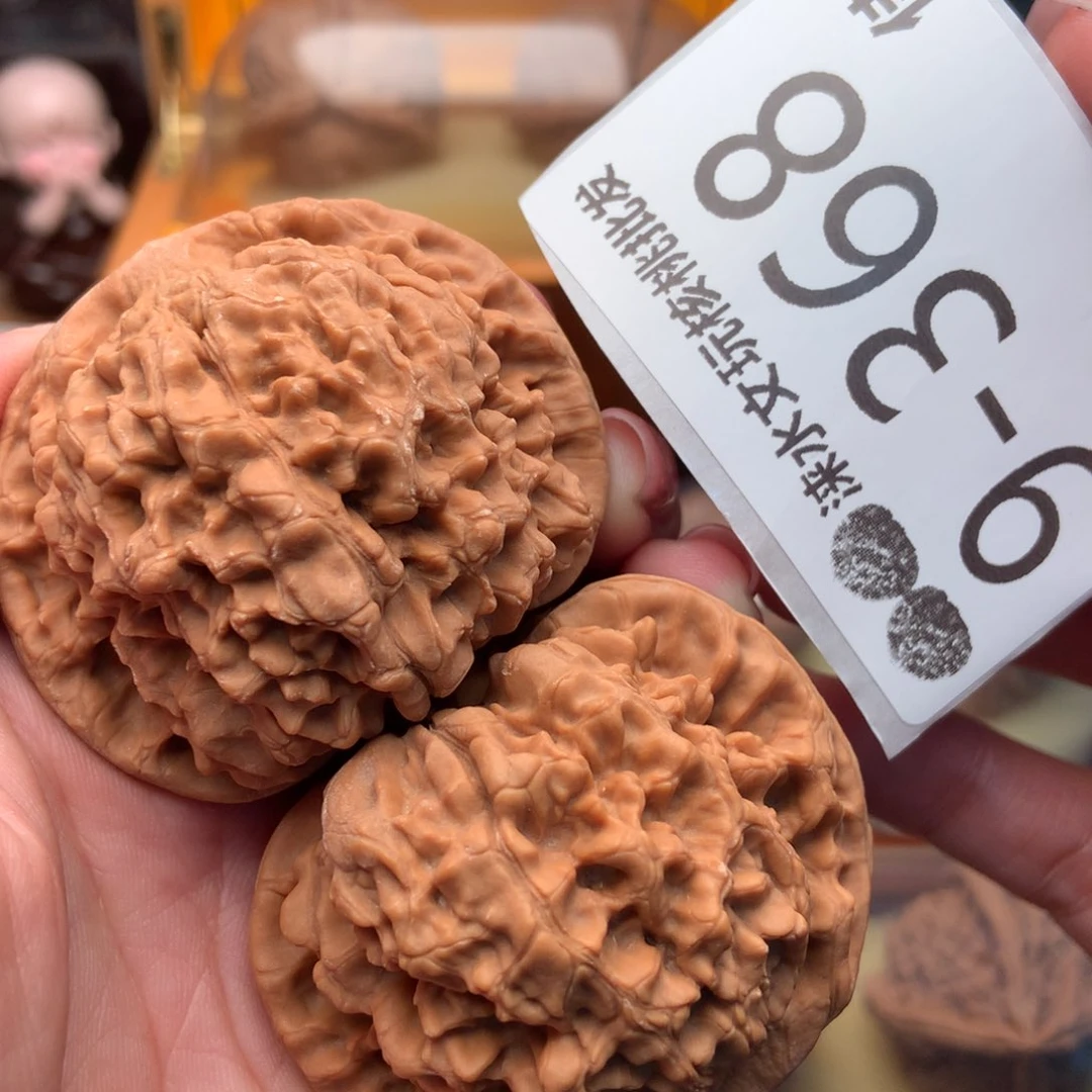 文玩核桃把件50官帽 