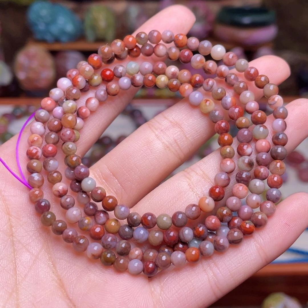 玛瑙/玉髓珠宝半成品未镶嵌盐源玛瑙小米包浆多圈