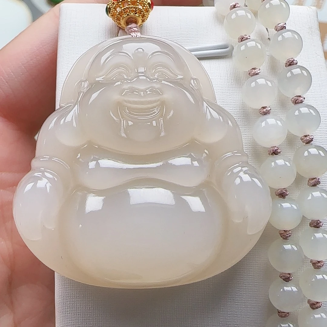 吊坠(赠链)足金镶嵌和田玉