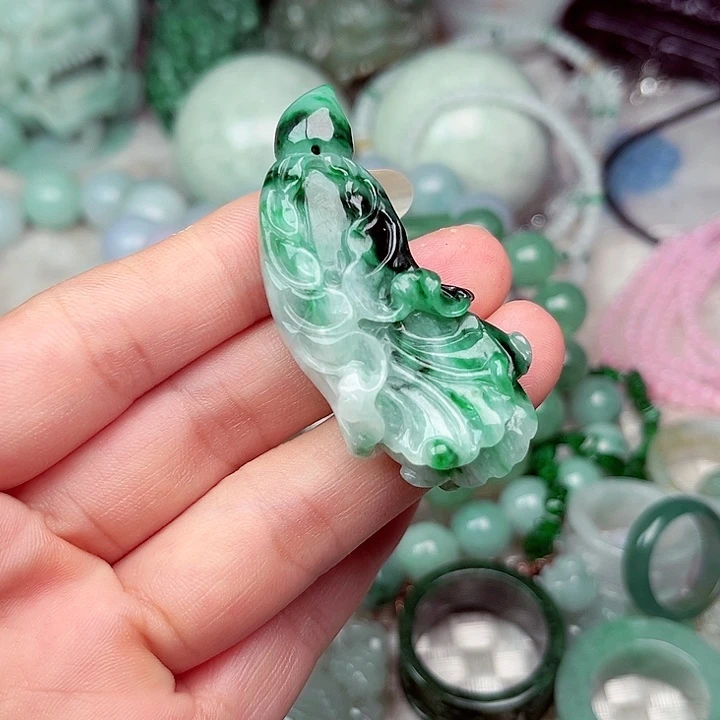 未镶嵌挂件翡翠翡翠