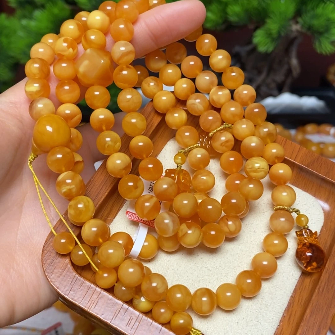 【闪购商品】未镶嵌蜜蜡手链手串