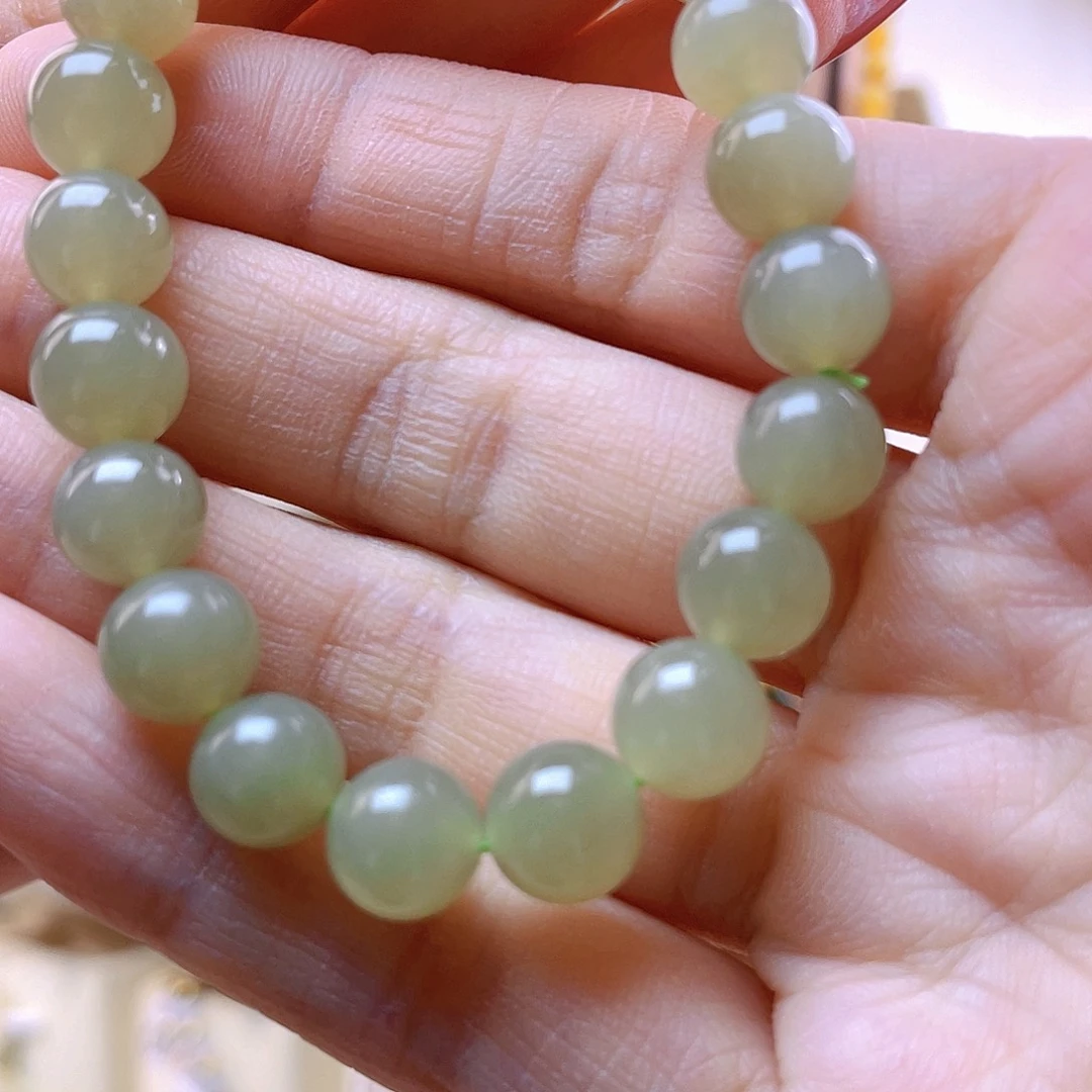 和田玉手链未镶嵌携**生