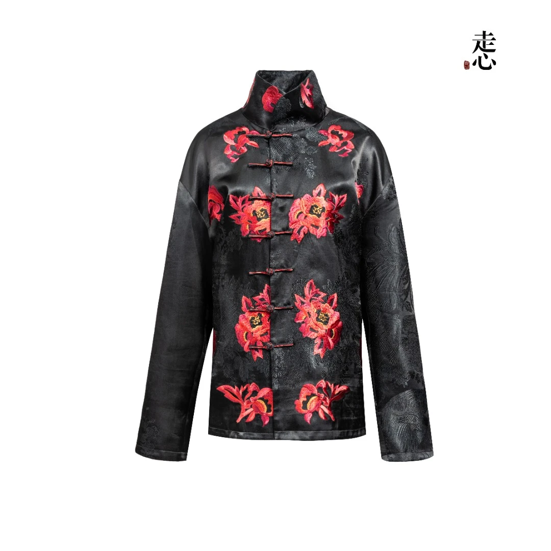 【走心非遗】花开富贵衬衫外套25ZWT6061