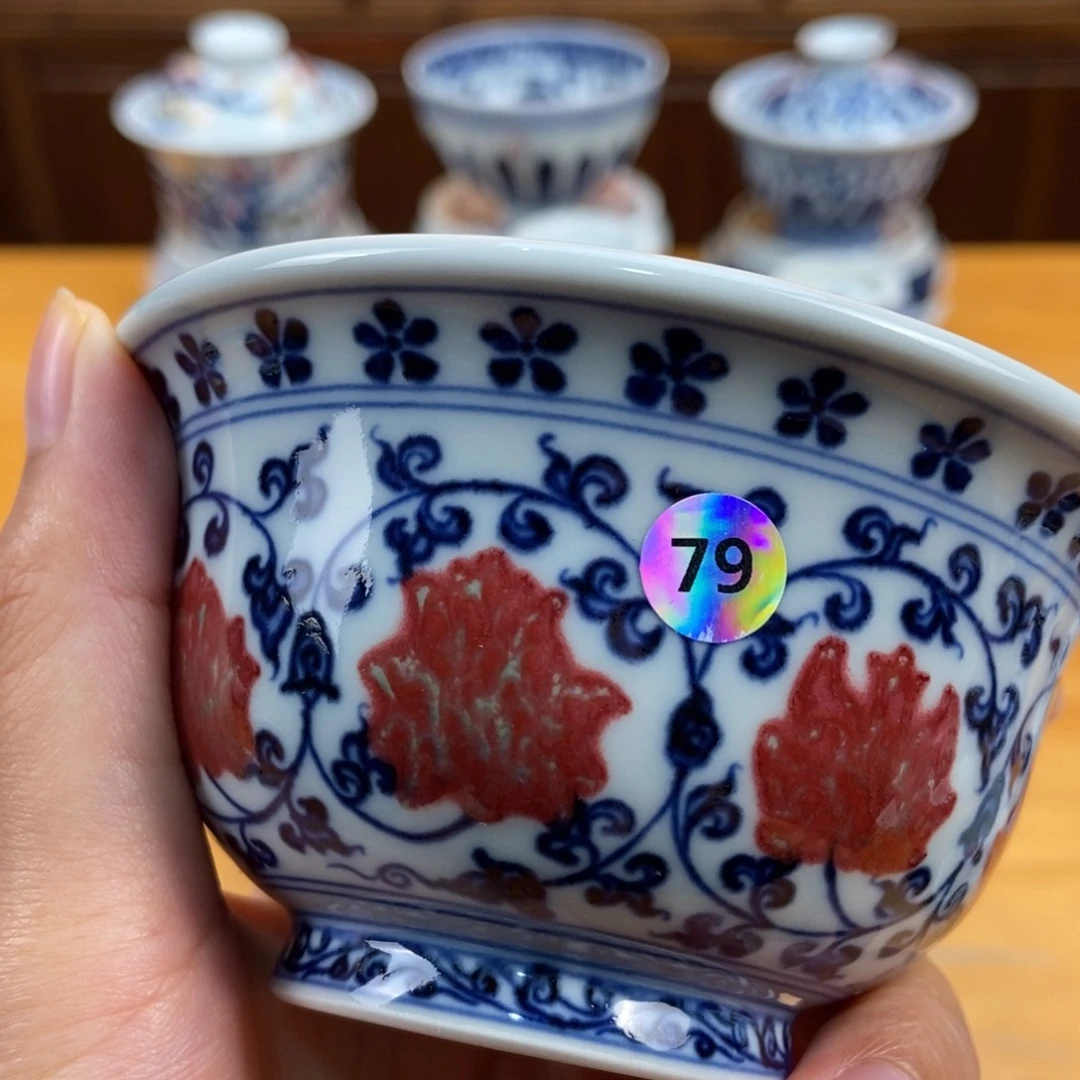 手绘现代茶具非古董