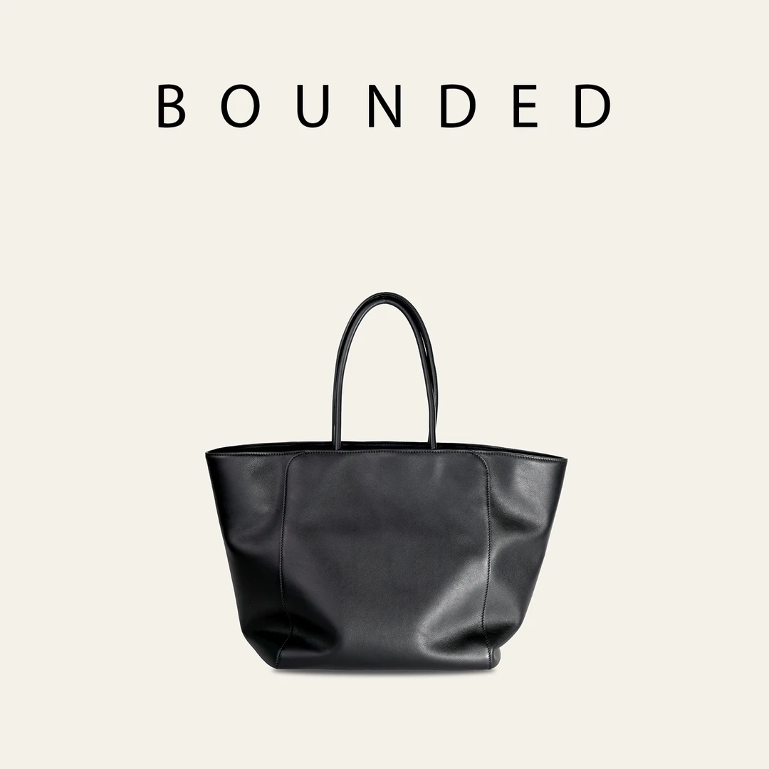 Bounded有界 休闲大托特新款简约单肩腋下通勤大容量水桶tote包