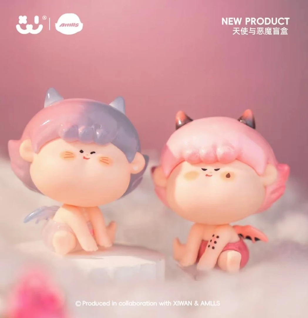 【拆盒】正版 阿玛莉莉丝天使与恶魔盲盒