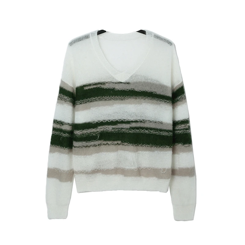 鸟撤柜女装  正品剪牌青仓 L171   肌理条纹套头衫