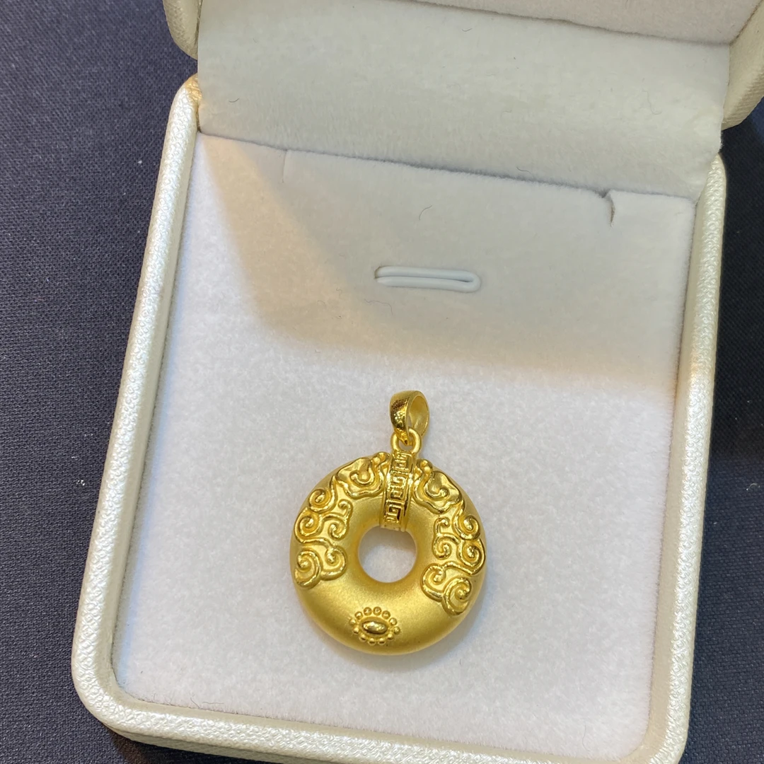 足金999（平安扣）投资金条攒黄金悦己送礼