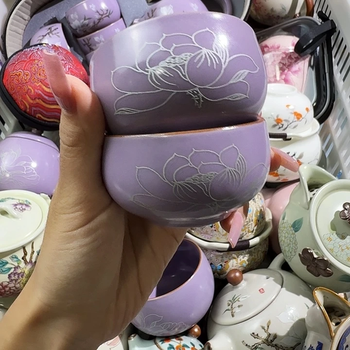 紫罗兰莲花小罗汉2只装