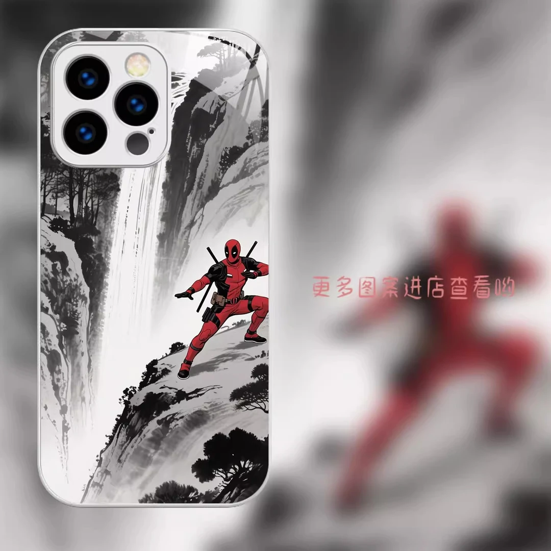 瀑布太极适用于iPhone苹果17promax手机壳16/15/14防摔13硬壳12潮