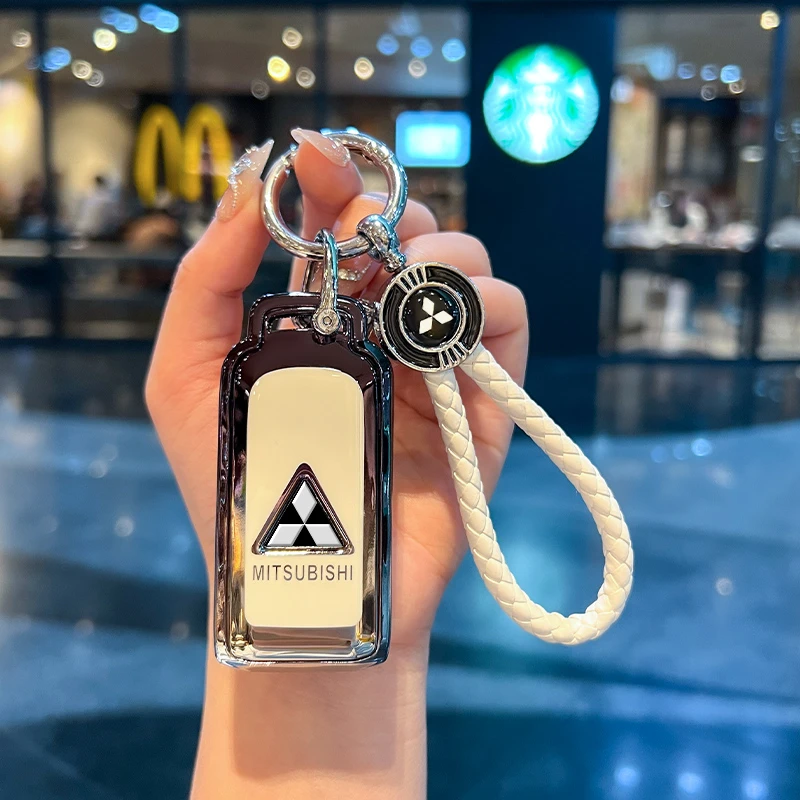 广汽三菱欧蓝德钥匙套专用劲炫ASX奕歌翼神高档车钥匙保护壳扣包