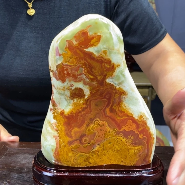 石材精品古青石摆件